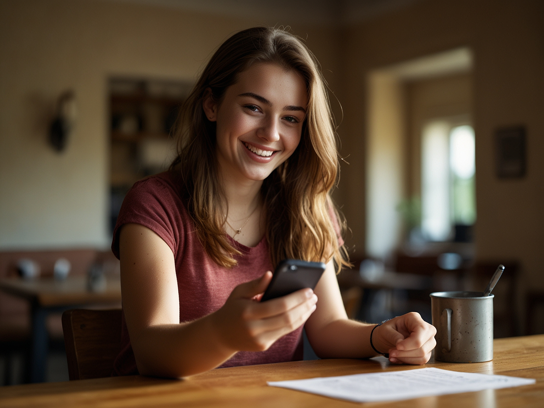 Usuario registrándose desde móvil